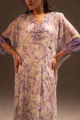 1 Piece Chiffon Embroidered Shirt (FS0050)